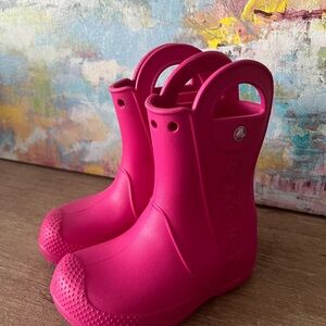 Crocs Kids Pink Boots